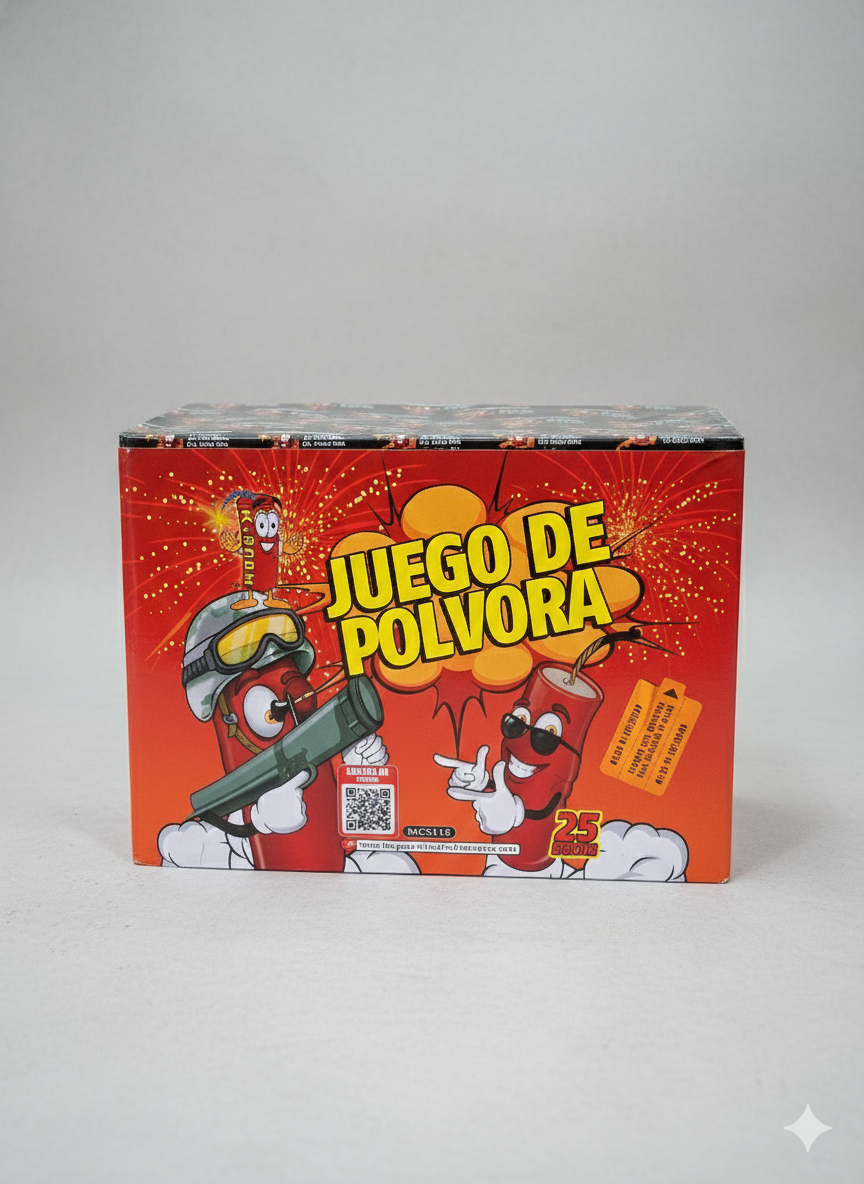 CAJA JUEGO DE POLVORA 25 TIROS MC5118