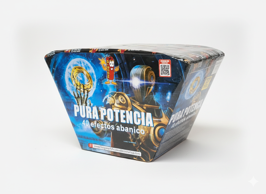 CAJA ABANICO PURA POTENCIA 40 TIROS
