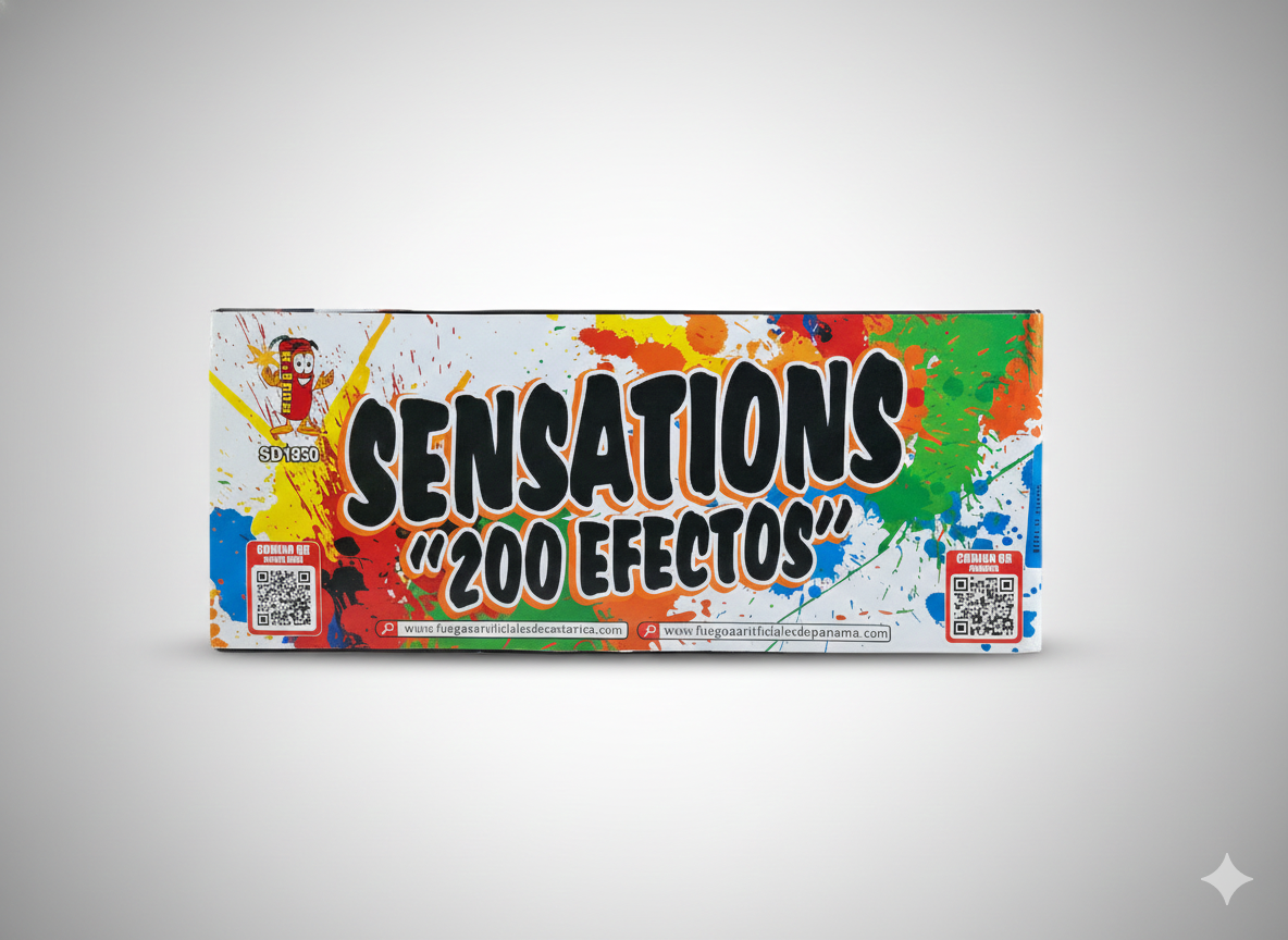 CAJA SENSATIONS 200 TIROS